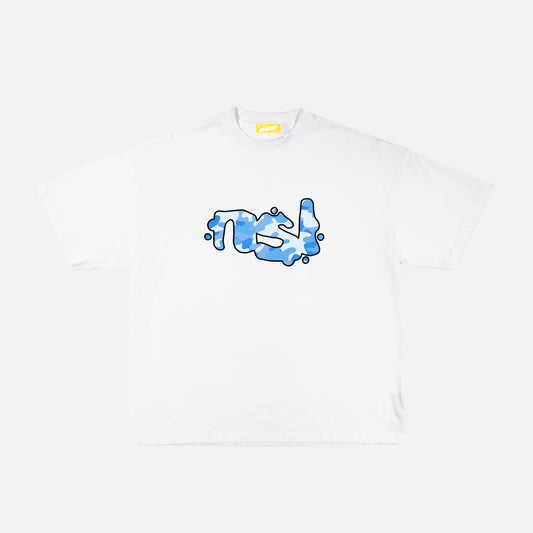 DESERT OPS GRAPHIC TEE - WHITE/BLUE CAMO