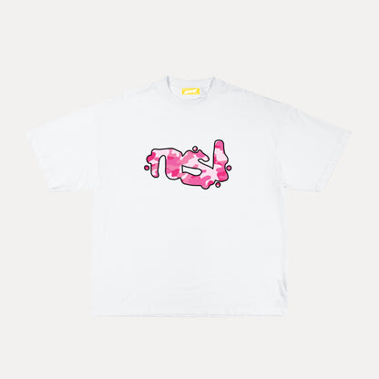 DESERT OPS GRAPHIC TEE - WHITE/PINK CAMO