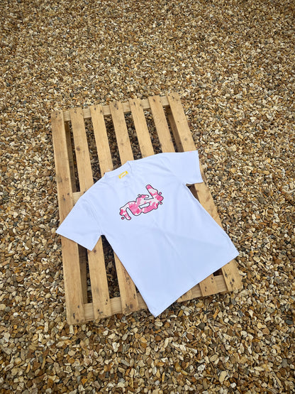 DESERT OPS GRAPHIC TEE - WHITE/PINK CAMO